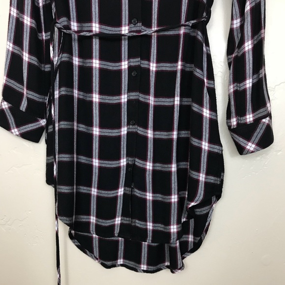 SOLD! Rails “Nadine” Plaid Shirt/Dress Small - Picture 3 of 8